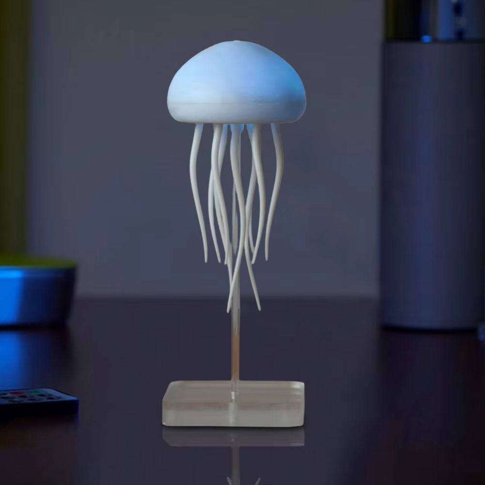 Dancing Jellyfish Night Light Vibrant RGB Gradient with Voice Control and Type-C Charging_1