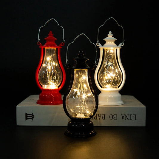 Led Retro Small Oil Lamp Multicolor Interior Decorative Desk Lamp_0