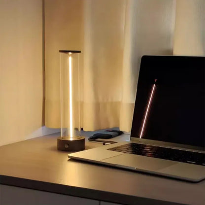 Minimalist Magnetic Lamp Touch Control Cordless Desk Lamp USB Rechargeable_4