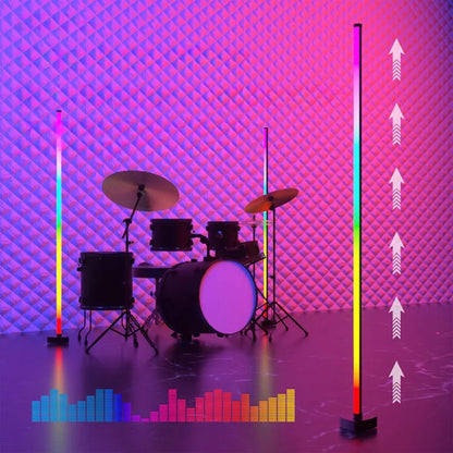 RGB LED Floor Lamp Remote APP Control Music Sync Corner Lighting_2