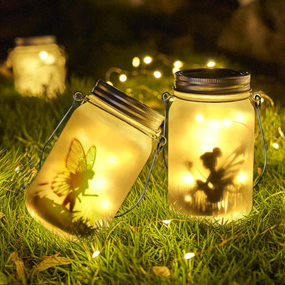 Solar Mason Jar Light Solar Lantern Fairy Lights Hanging Standing Solar Lamp_0