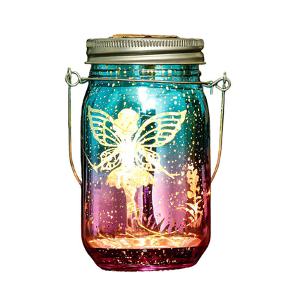 Solar Mason Jar Light Solar Lantern Fairy Lights Hanging Standing Solar Lamp_3