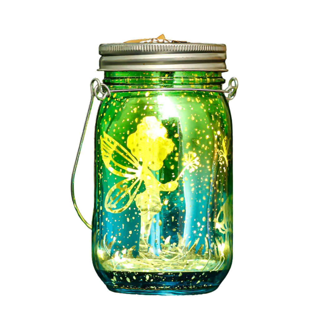 Solar Mason Jar Light Solar Lantern Fairy Lights Hanging Standing Solar Lamp_4